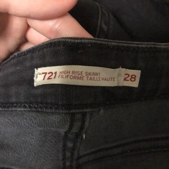 Levi’s 721 high rise skinny jeans - Picture 3 of 4